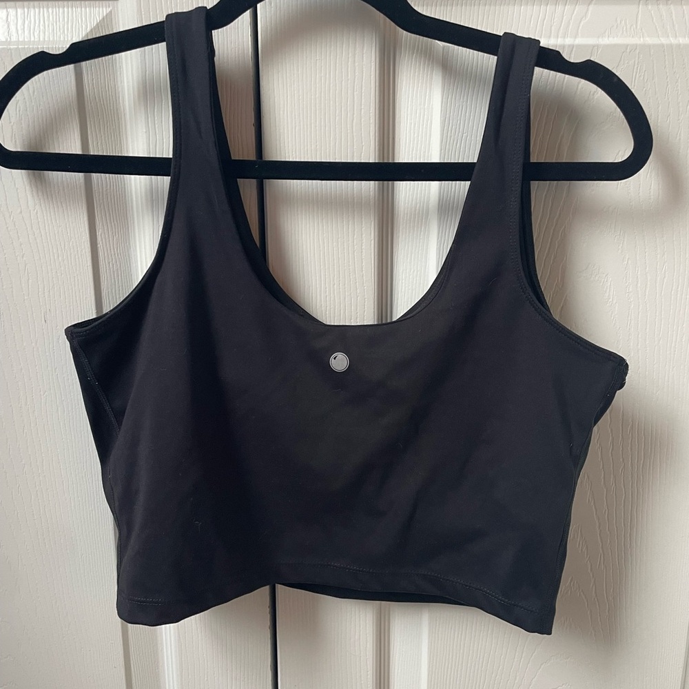 Yogalicious Lux Black Workout Top - Picture 2 of 3
